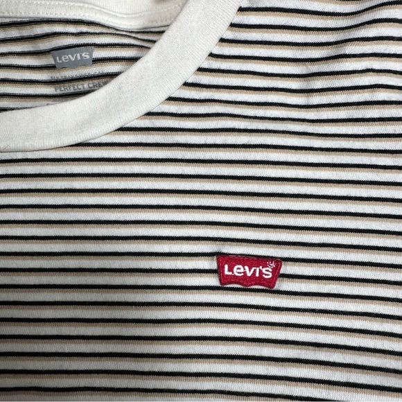 Levis Logo Classic Striped Tee Shirt - Picture 4 of 7